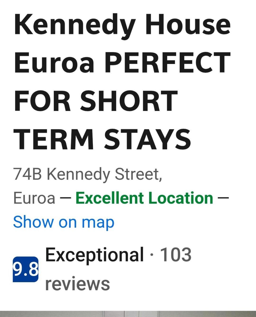 Kennedy House Euroa Perfect For Short Term Stays 外观 照片